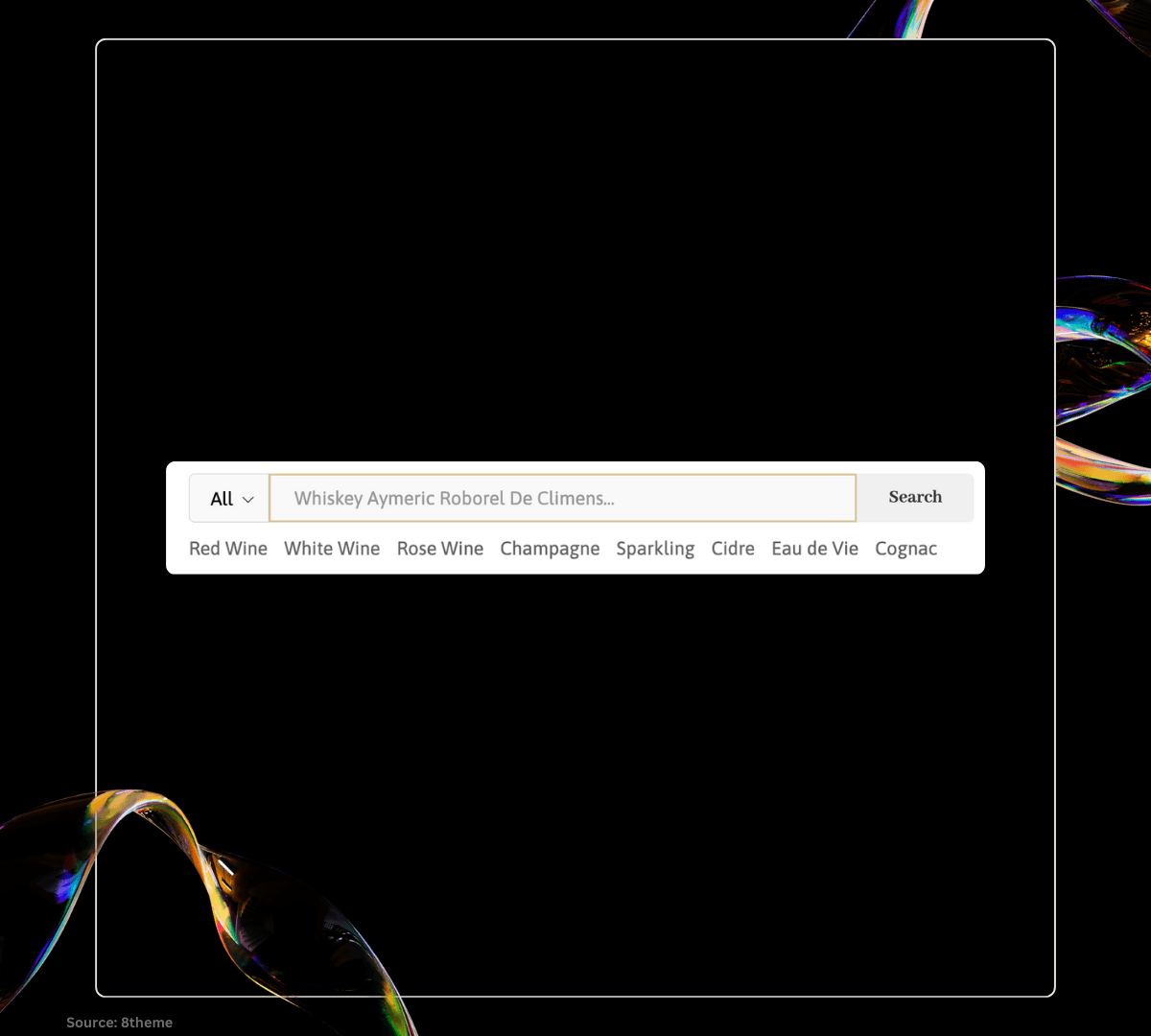 Search Results and Search Bar Hot Words  