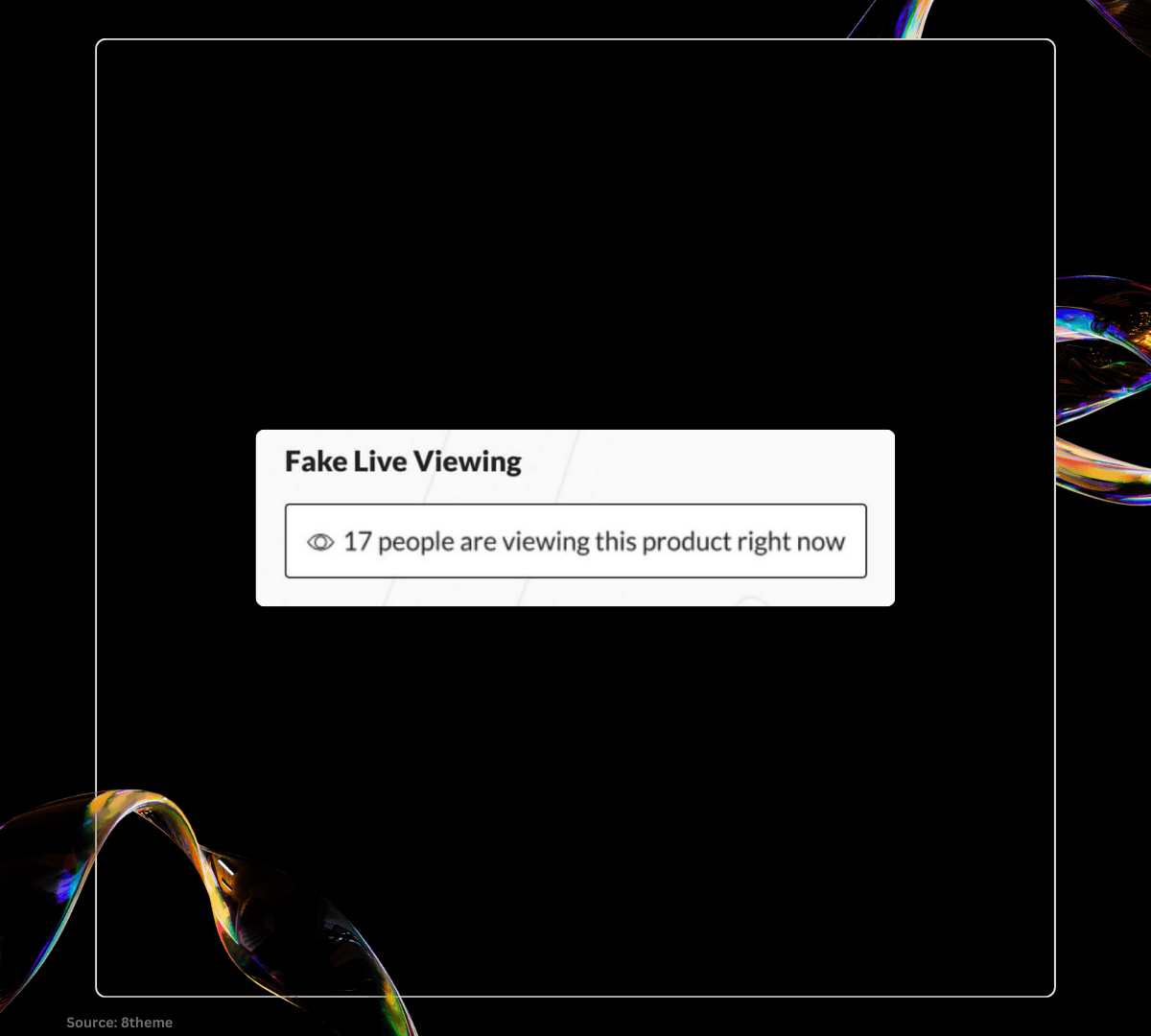 Fake Live View Counter  