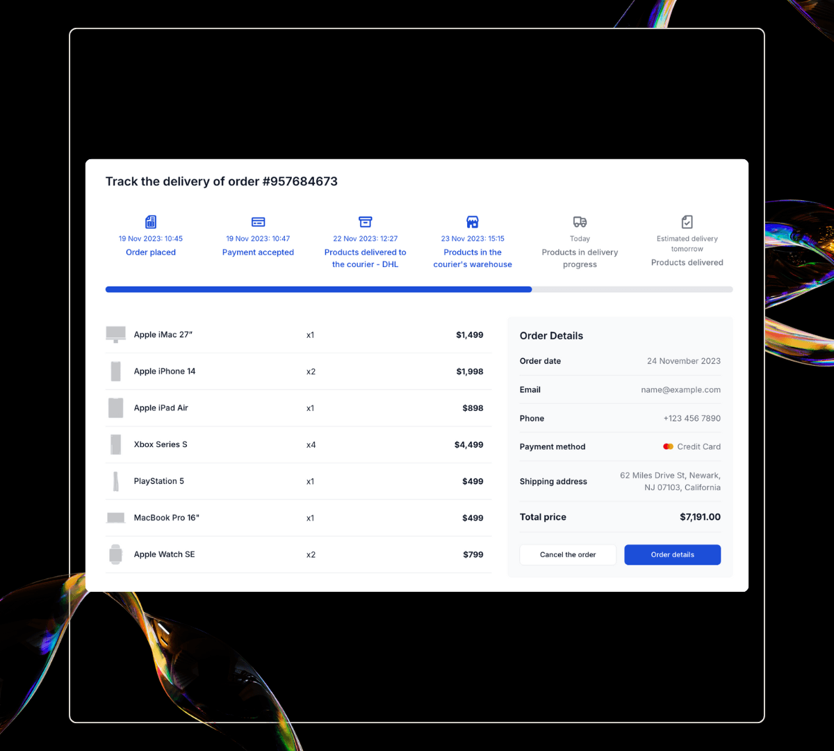 Client Manages Shipping and Inventory