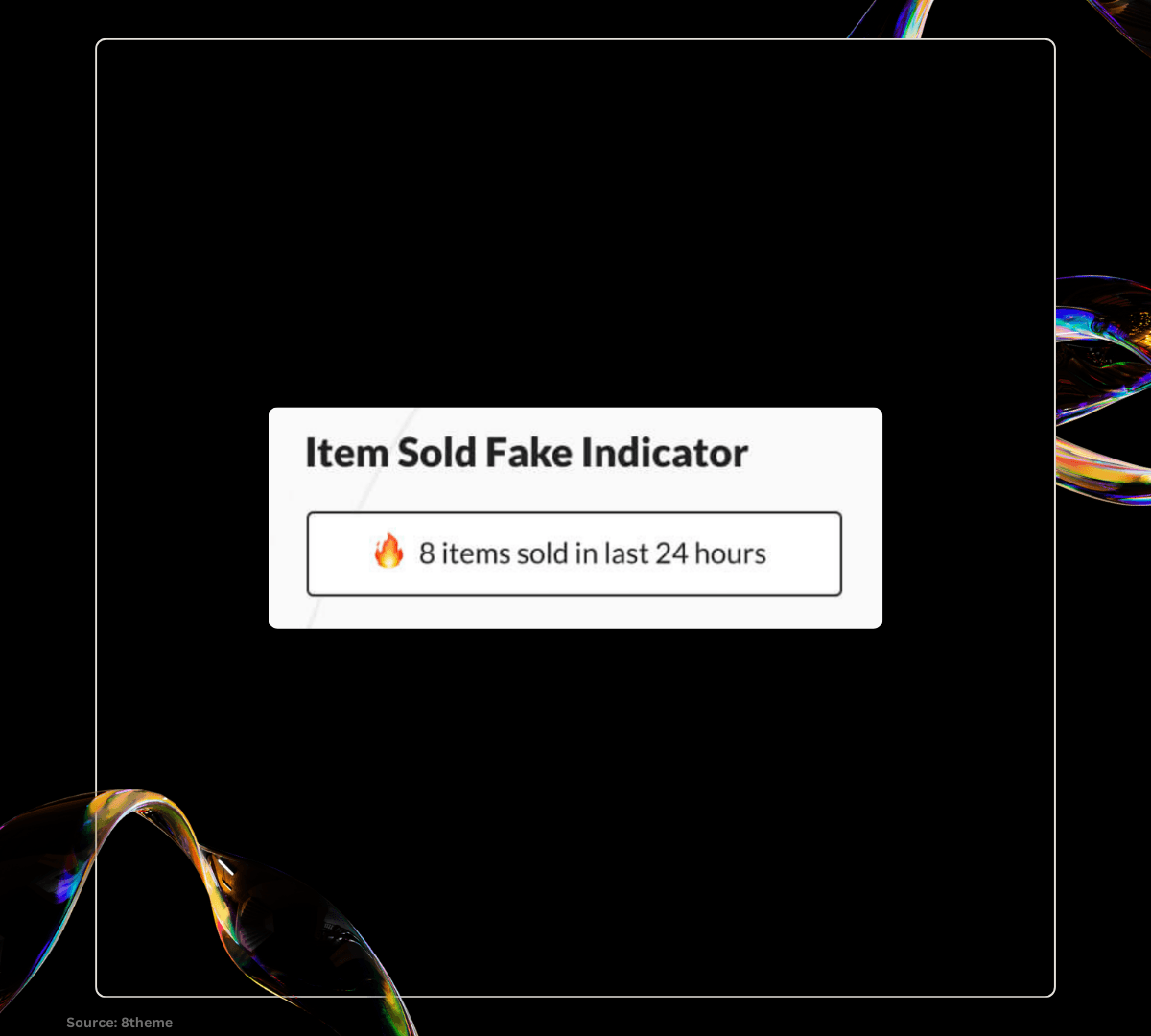 Fake Items Sold Indicator 