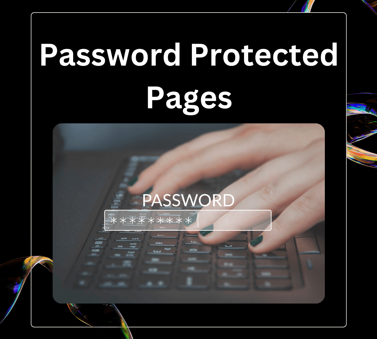 Password Protected Pages  